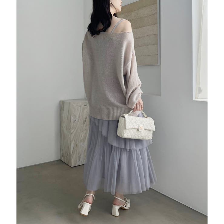 最終値下げCCU NEAT SHEEP REGULAR サイズ1美品 one after another】透かしニットセットワンピース[品番：NCLW0015399