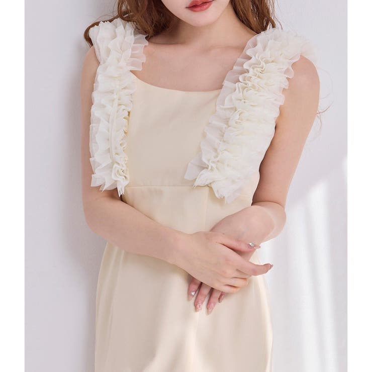 マルチWAY チュールロングキャミワンピース[品番:NCLW0015818 マルチWAY チュールロングキャミワンピース[品番:NCLW0015818