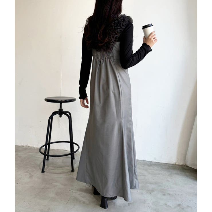 【極美品】plus one　チュールアンサンブル　120 Fickle Bebe ワンピース レイヤードチュールワンピース