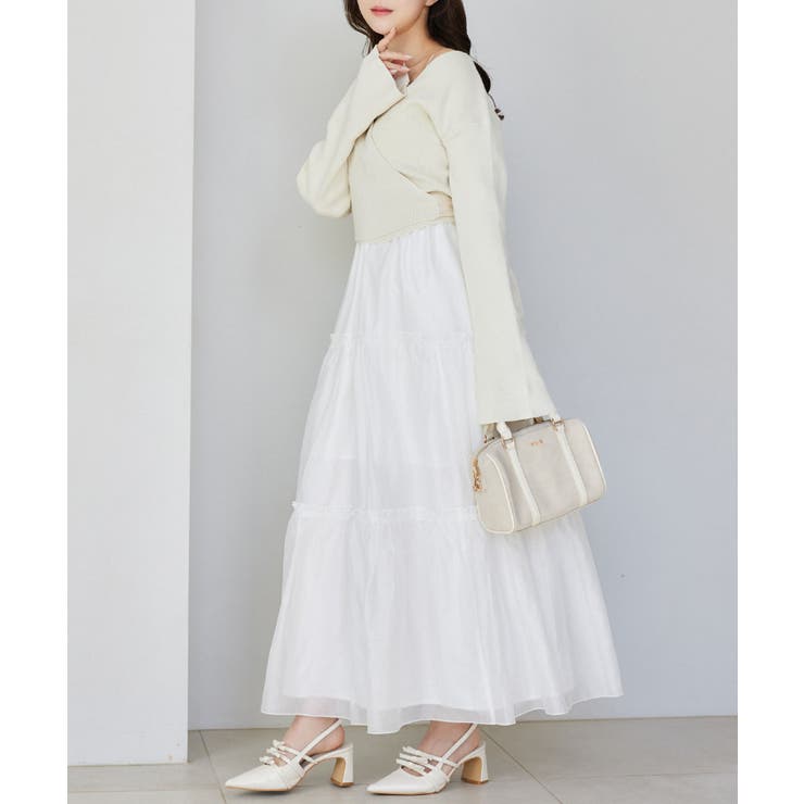 【one after another】【3WAY】ニットキャミワンピセット | NICE CLAUP / OLIVE des OLIVE　OUTLET | 詳細画像4 