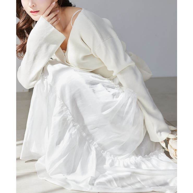 【one after another】【3WAY】ニットキャミワンピセット | NICE CLAUP / OLIVE des OLIVE　OUTLET | 詳細画像8 