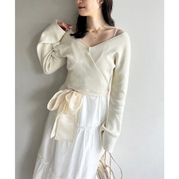 one after another】【3WAY】ニットキャミワンピセット[品番