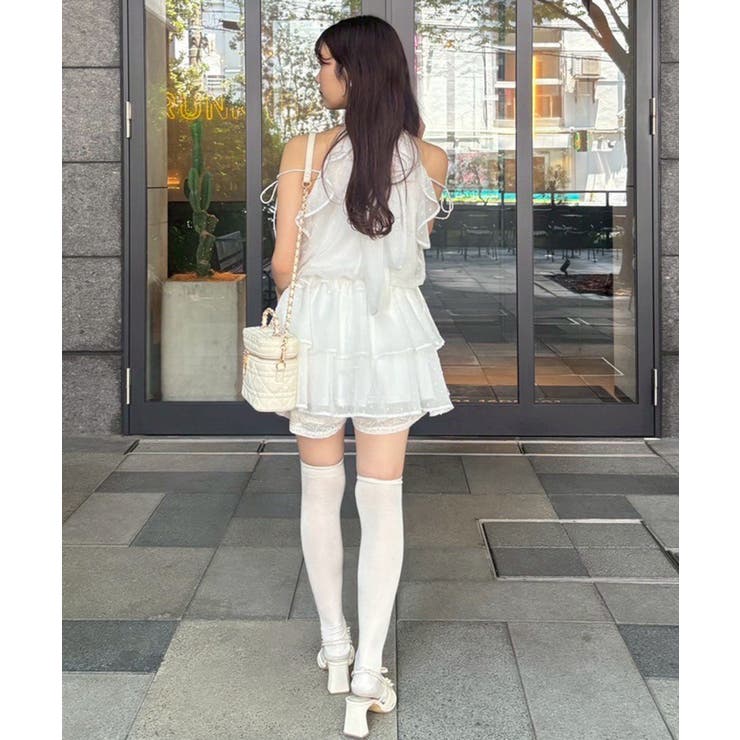 one after another】【Black[品番：NCLW0016928]｜NICE CLAUP / OLIVE 