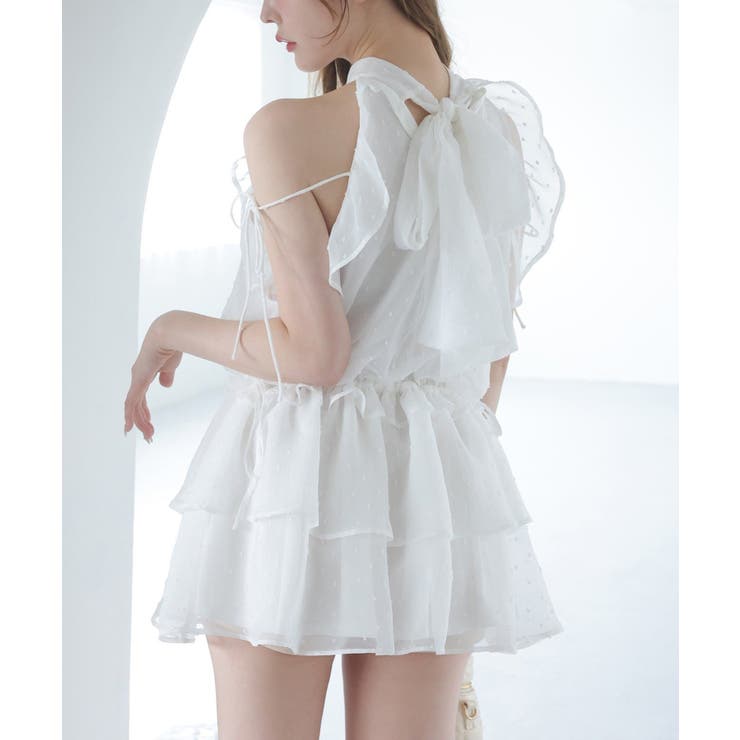 one after another】【Black[品番：NCLW0016928]｜NICE CLAUP / OLIVE