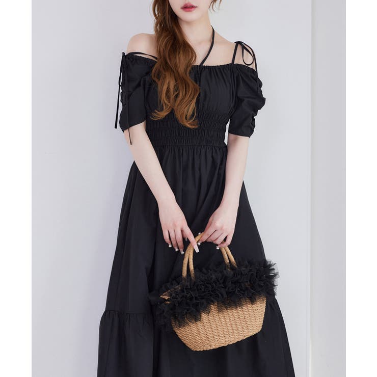 【one after another】【ウエスト細見え】シャーリングアソートワン… | NICE CLAUP / OLIVE des OLIVE　OUTLET | 詳細画像1 