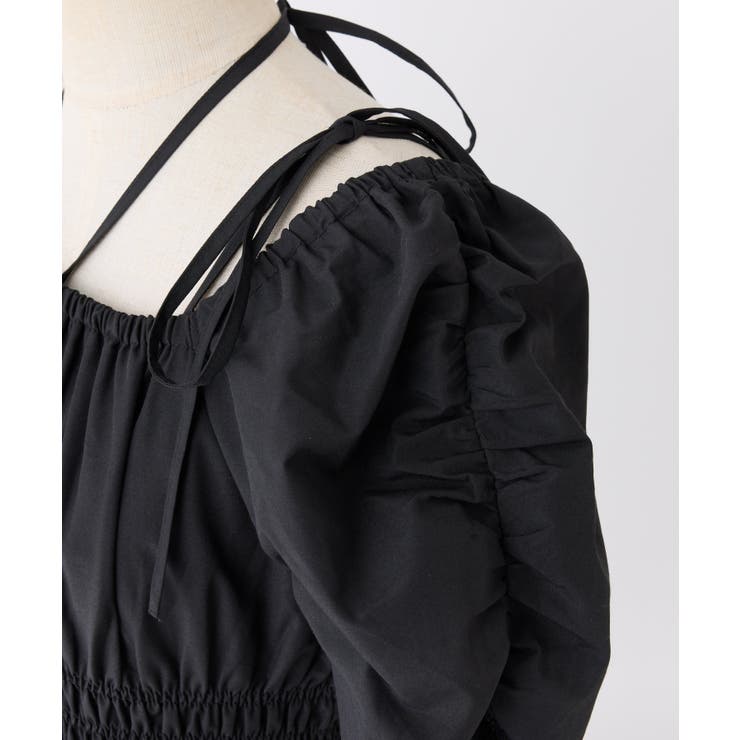 【one after another】【ウエスト細見え】シャーリングアソートワン… | NICE CLAUP / OLIVE des OLIVE　OUTLET | 詳細画像4 