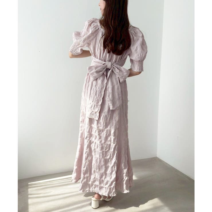【one after another】バックリボンワンピ/WEB限定 | NICE CLAUP / OLIVE des OLIVE　OUTLET | 詳細画像8 