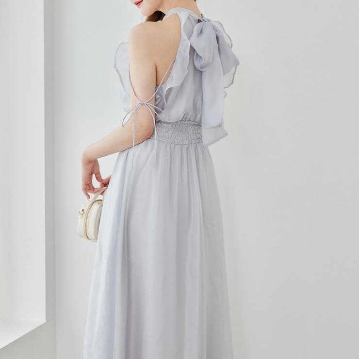 グレー | アメスリロングワンピース | NICE CLAUP / OLIVE des OLIVE　OUTLET