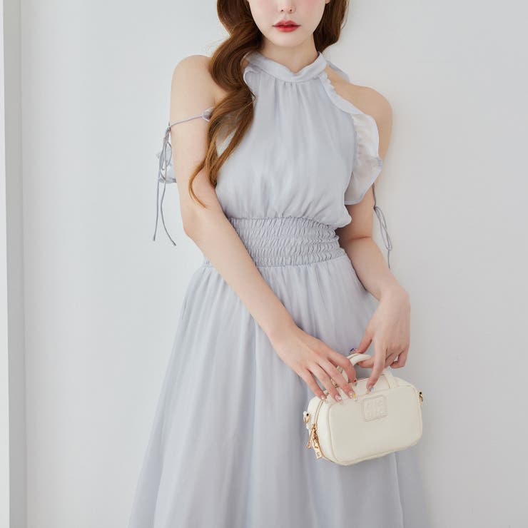 アメスリロングワンピース[品番：NCLW0017457]｜NICE CLAUP / OLIVE