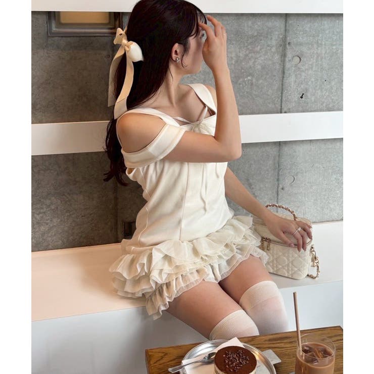 【one after another】【お揃いcollection】フリルミニワ… | NICE CLAUP / OLIVE des OLIVE　OUTLET | 詳細画像4 