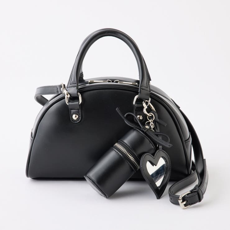 one after another】【収納力◎】チャーム付きボストンバッグ[品番：NCLW0015373]｜NICE CLAUP / OLIVE  des OLIVE OUTLET（ナイスクラップ オリーブデオリーブ アウトレット）のレディースファッション通販｜SHOPLIST（ショップリスト）