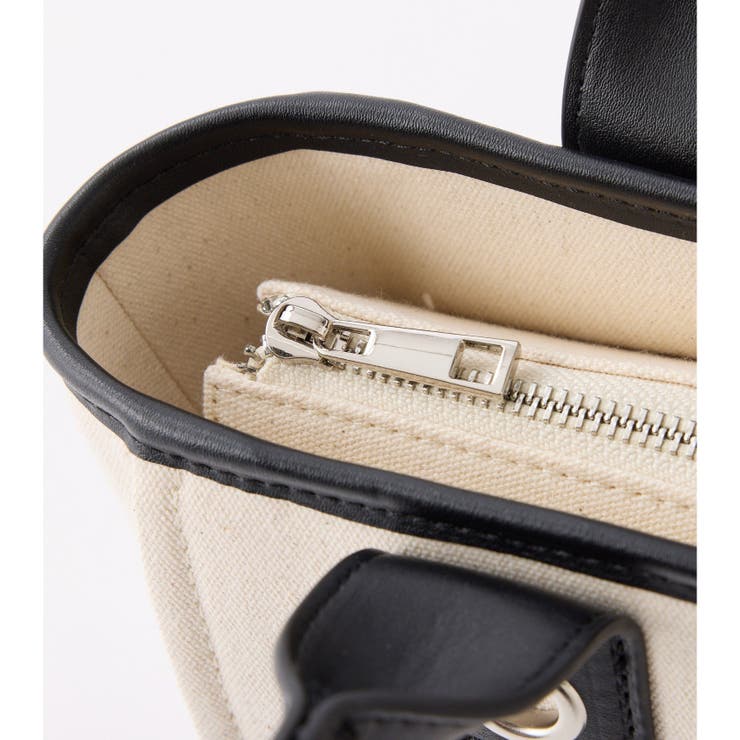 one after another】トリミングロゴミニトートBAG[品番