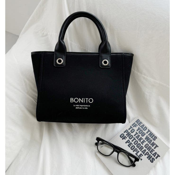 one after another】トリミングロゴミニトートBAG[品番