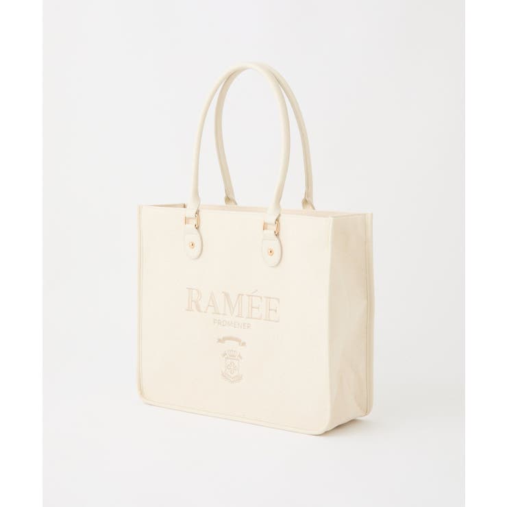 【one after another】キャンバス刺しゅうトリミングトート | NICE CLAUP / OLIVE des OLIVE OUTLET | 詳細画像3