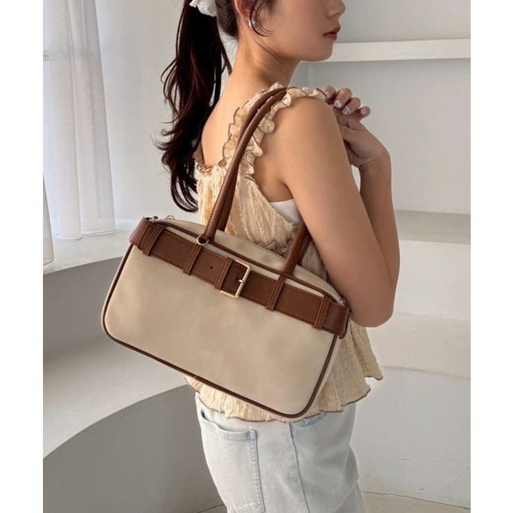 one after another】ベルトつきスクエアバッグ[品番：NCLW0016995