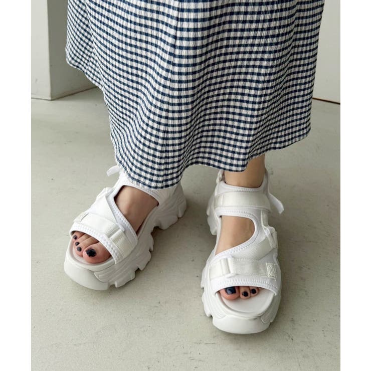 【one after another】厚底スポーツサンダル | NICE CLAUP / OLIVE des OLIVE　OUTLET | 詳細画像6 