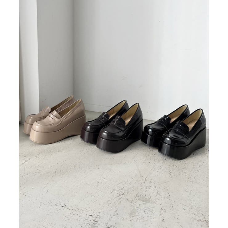 【one after another】マイナス３キロ見えローファー | NICE CLAUP / OLIVE des OLIVE　OUTLET | 詳細画像1 