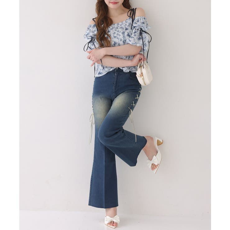 【one after another】ビッグリボンポインテッドサンダル | NICE CLAUP / OLIVE des OLIVE　OUTLET | 詳細画像9 