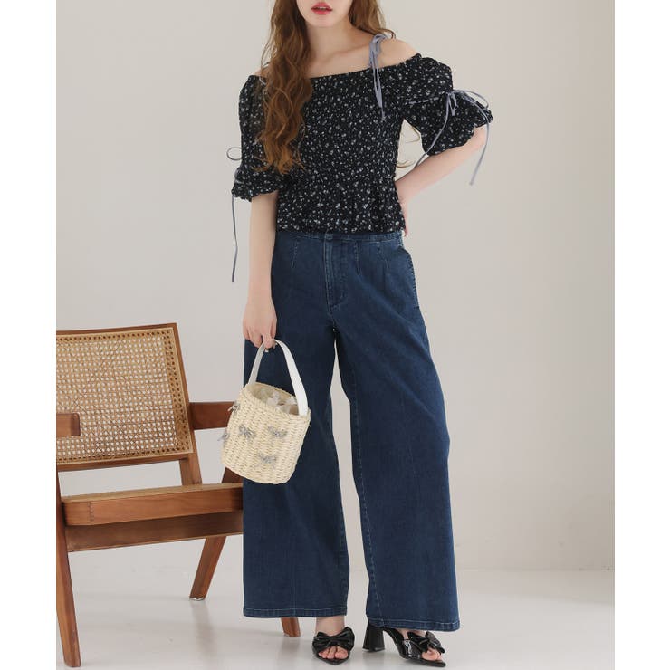 【one after another】ビッグリボンポインテッドサンダル | NICE CLAUP / OLIVE des OLIVE　OUTLET | 詳細画像29 