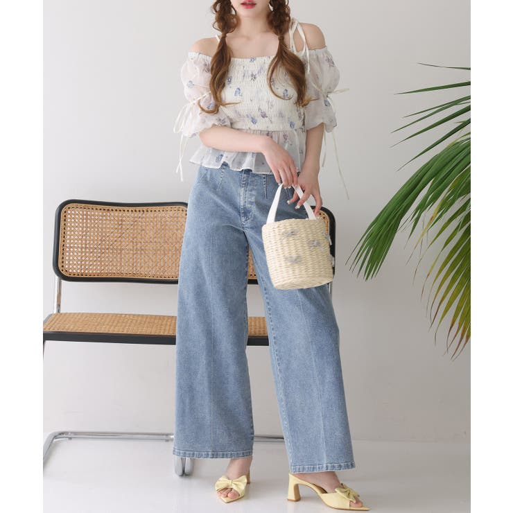 【one after another】ビッグリボンポインテッドサンダル | NICE CLAUP / OLIVE des OLIVE　OUTLET | 詳細画像38 