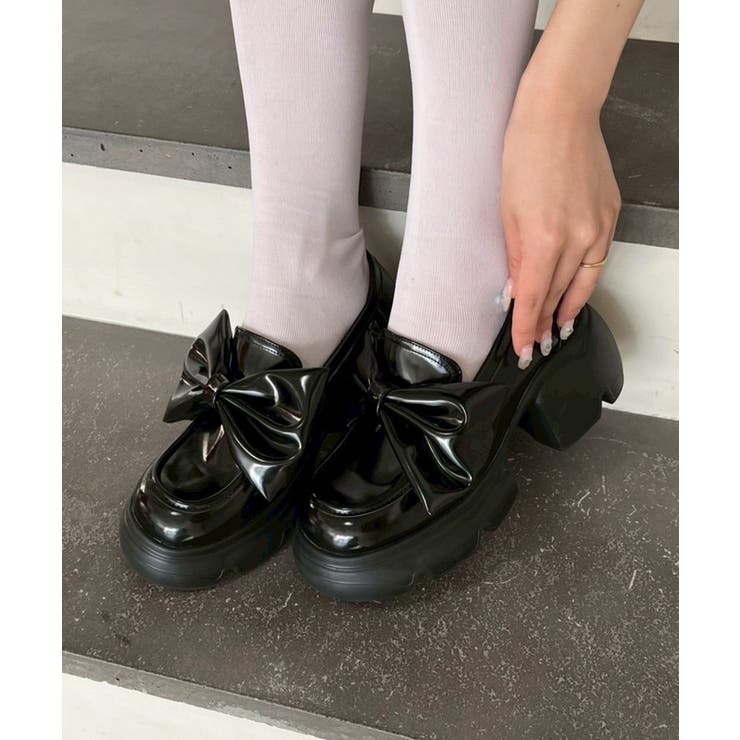 【one after another】ビッグリボンローファー | NICE CLAUP / OLIVE des OLIVE　OUTLET | 詳細画像2 