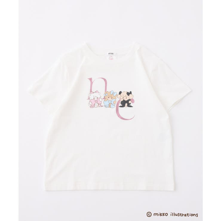 【one after another】【mikko コラボ】プリントTシャツ | NICE CLAUP / OLIVE des OLIVE　OUTLET | 詳細画像11 