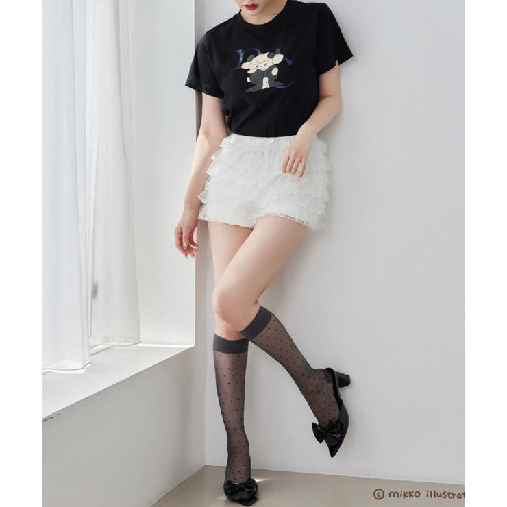 【one after another】【mikko コラボ】プリントTシャツ | NICE CLAUP / OLIVE des OLIVE　OUTLET | 詳細画像12 