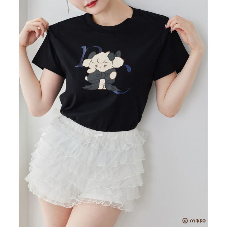 【one after another】【mikko コラボ】プリントTシャツ | NICE CLAUP / OLIVE des OLIVE　OUTLET | 詳細画像16 