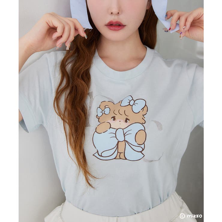 【one after another】【mikko コラボ】プリントTシャツ | NICE CLAUP / OLIVE des OLIVE　OUTLET | 詳細画像27 