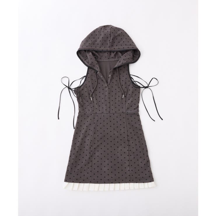 【one after another】【Nono企画】フード付きアメスリミニワン… | NICE CLAUP / OLIVE des OLIVE　OUTLET | 詳細画像2 