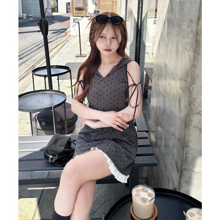 【one after another】【Nono企画】フード付きアメスリミニワン… | NICE CLAUP / OLIVE des OLIVE　OUTLET | 詳細画像10 