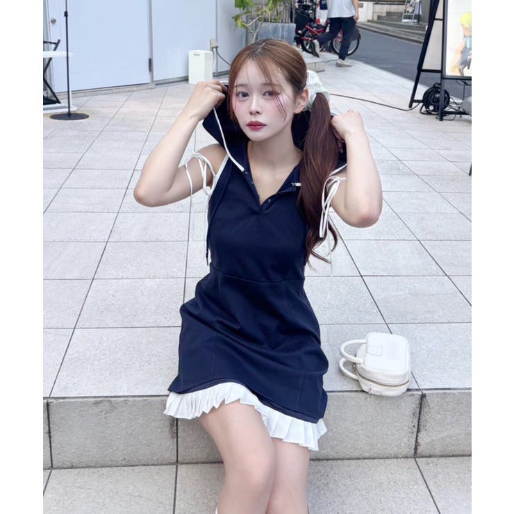 【one after another】【Nono企画】フード付きアメスリミニワン… | NICE CLAUP / OLIVE des OLIVE　OUTLET | 詳細画像32 