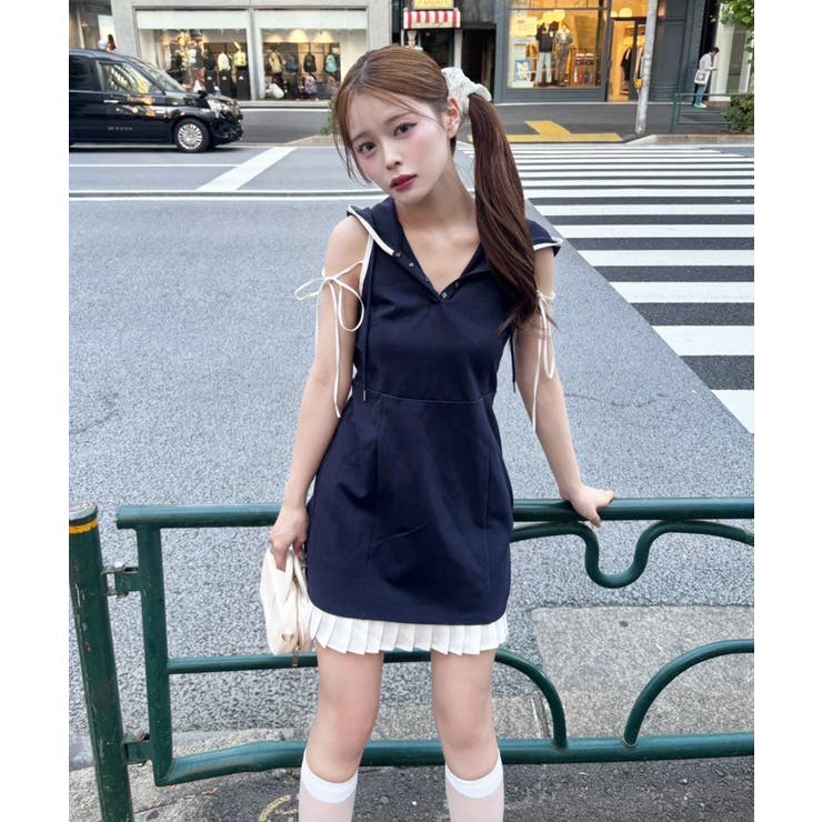 【one after another】【Nono企画】フード付きアメスリミニワン… | NICE CLAUP / OLIVE des OLIVE　OUTLET | 詳細画像36 