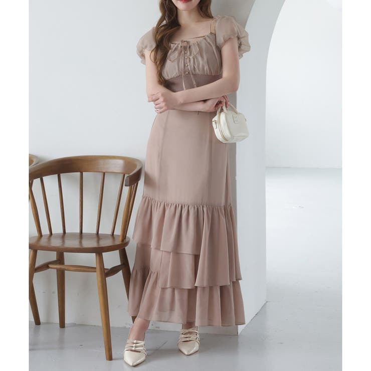 【one after another】ロングティアードスカート | NICE CLAUP / OLIVE des OLIVE　OUTLET | 詳細画像31 