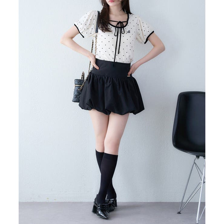 【one after another】バルーンミニスカート | NICE CLAUP / OLIVE des OLIVE　OUTLET | 詳細画像32 