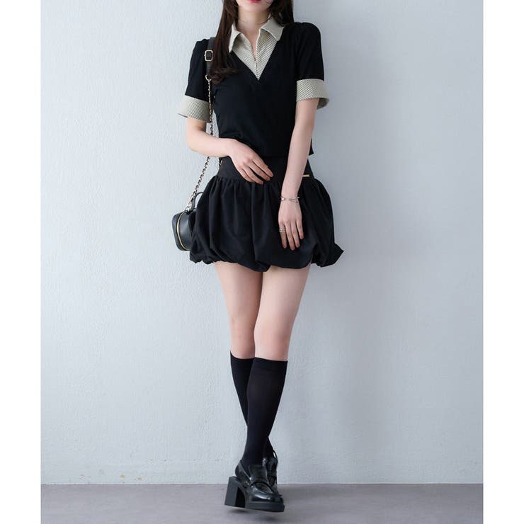 【one after another】バルーンミニスカート | NICE CLAUP / OLIVE des OLIVE　OUTLET | 詳細画像20 