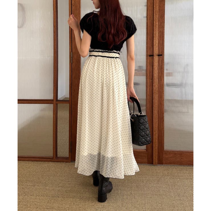 【one after another】イレヘムロングスカート | NICE CLAUP / OLIVE des OLIVE　OUTLET | 詳細画像5 