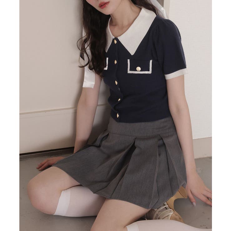 【one after another】プリーツミニスカート | NICE CLAUP / OLIVE des OLIVE　OUTLET | 詳細画像3 