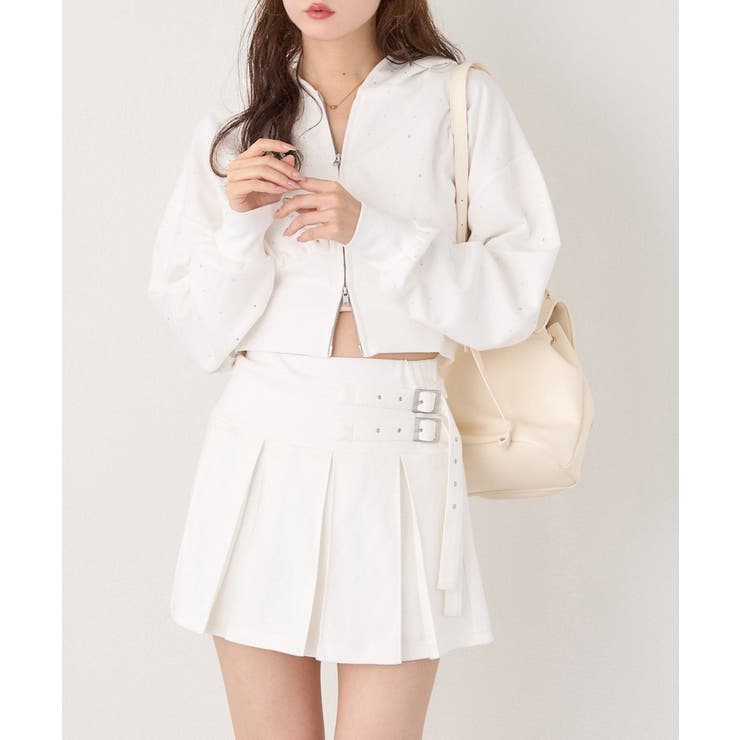 【one after another】カットミニスカート | NICE CLAUP / OLIVE des OLIVE　OUTLET | 詳細画像4 