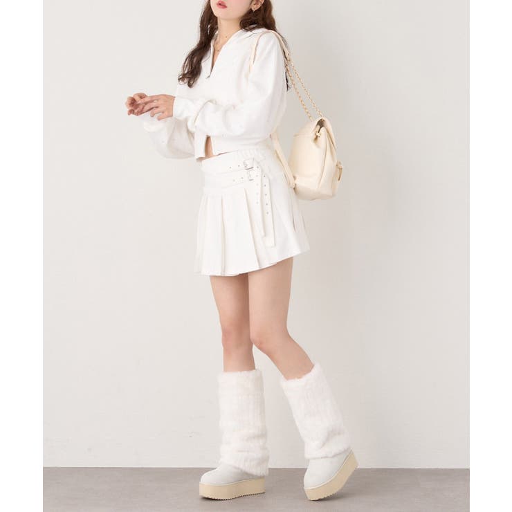 【one after another】カットミニスカート | NICE CLAUP / OLIVE des OLIVE　OUTLET | 詳細画像5 