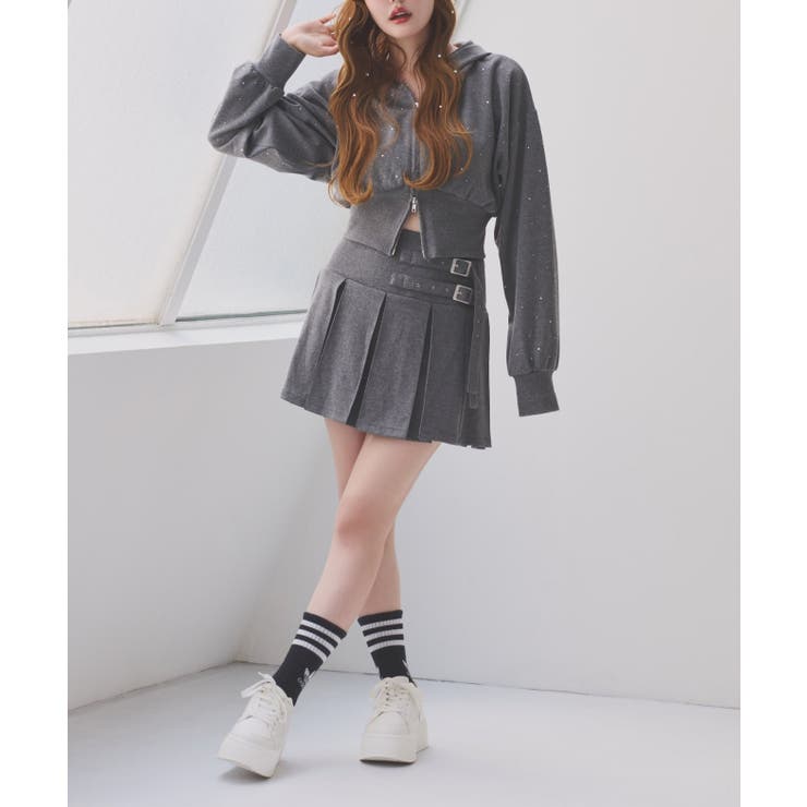 【one after another】カットミニスカート | NICE CLAUP / OLIVE des OLIVE　OUTLET | 詳細画像24 