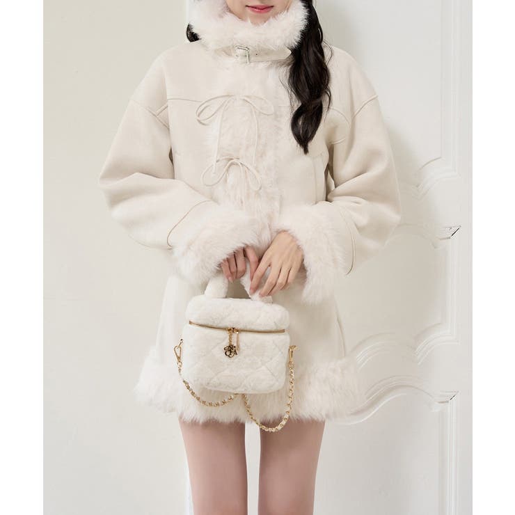 【one after another】フェイクムートンミニスカート | NICE CLAUP / OLIVE des OLIVE　OUTLET | 詳細画像33 