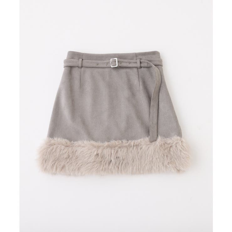 【one after another】フェイクムートンミニスカート | NICE CLAUP / OLIVE des OLIVE　OUTLET | 詳細画像43 