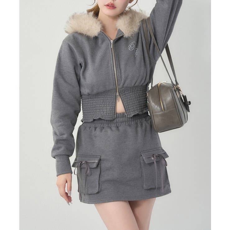 【one after another】カットミニスカート | NICE CLAUP / OLIVE des OLIVE　OUTLET | 詳細画像18 