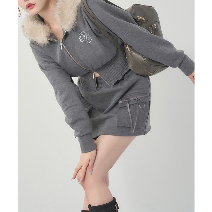 【one after another】カットミニスカート | NICE CLAUP / OLIVE des OLIVE　OUTLET | 詳細画像21 