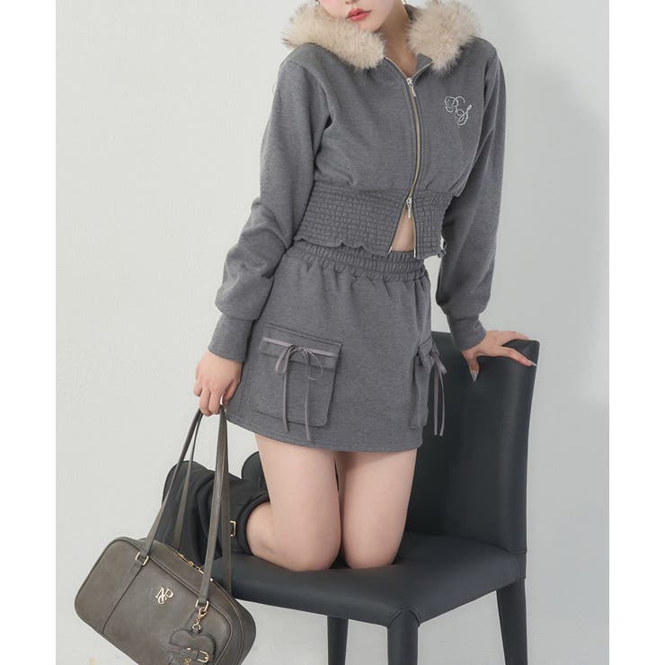 【one after another】カットミニスカート | NICE CLAUP / OLIVE des OLIVE　OUTLET | 詳細画像26 