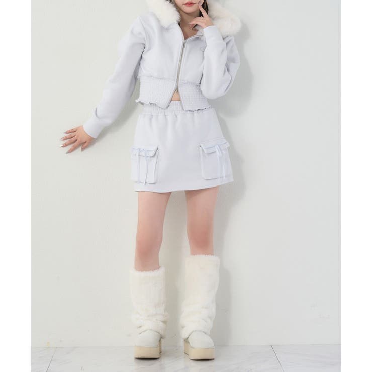 【one after another】カットミニスカート | NICE CLAUP / OLIVE des OLIVE　OUTLET | 詳細画像29 