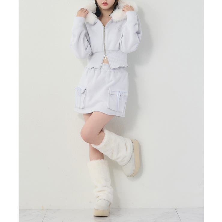 【one after another】カットミニスカート | NICE CLAUP / OLIVE des OLIVE　OUTLET | 詳細画像30 