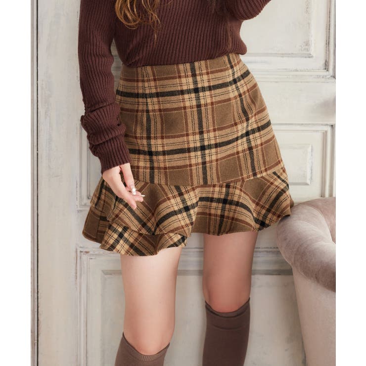 【one after another】イレヘムミニスカート | NICE CLAUP / OLIVE des OLIVE　OUTLET | 詳細画像13 