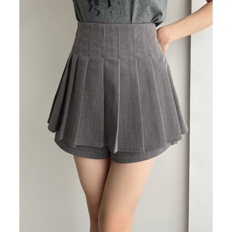 グレー | 【one after another】プリーツスカパン | NICE CLAUP / OLIVE des OLIVE　OUTLET